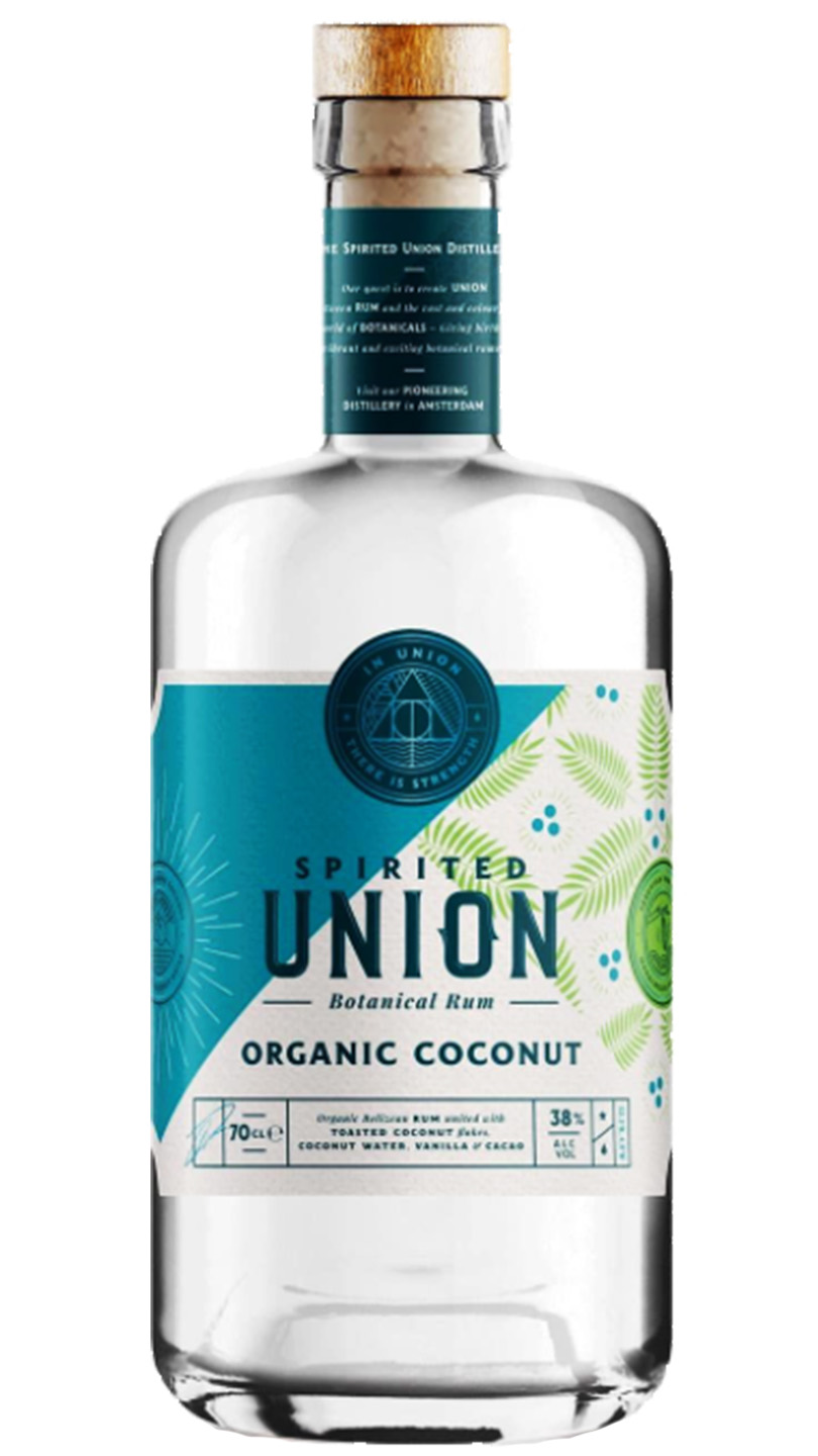 Spirited Union Rum – Organic Coconut 38% 70cl