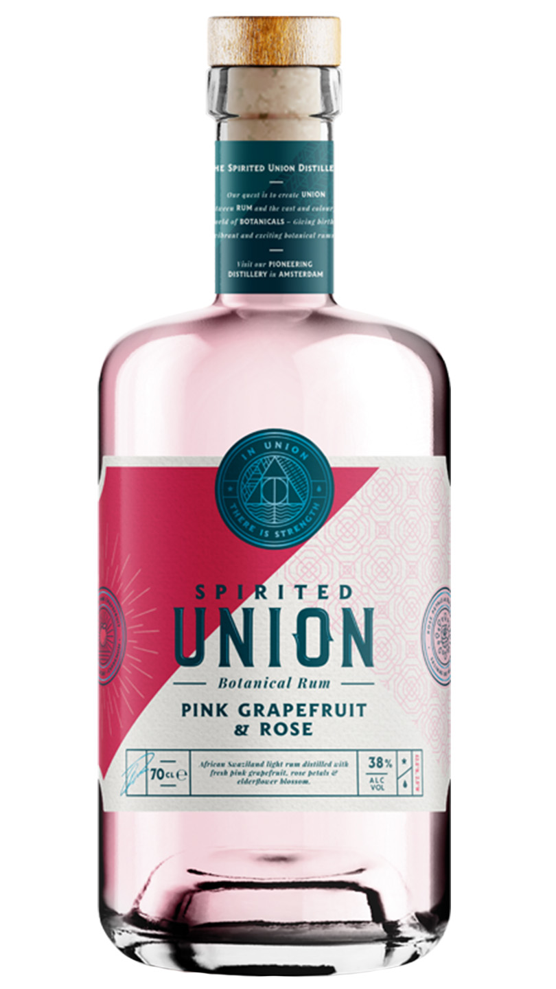 Spirited Union Rum – Pink Grapefruit & Rose 38% 70cl